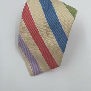 Brooks Brothers Vibrant Striped Silk Tie